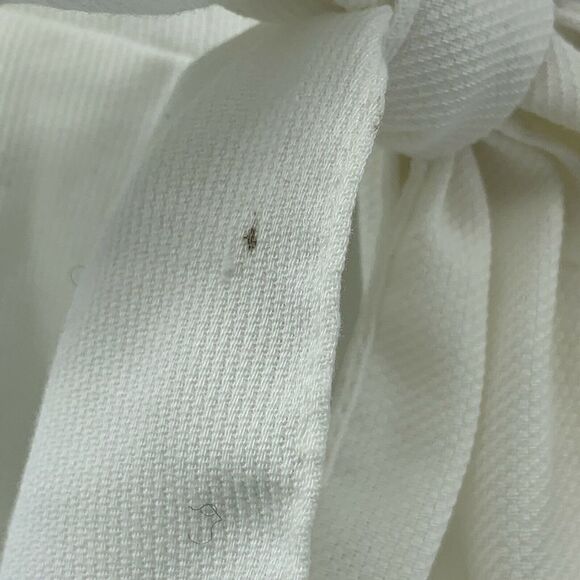 Vintage Smocked Open Back 12M Dress White - Picture 7 of 9